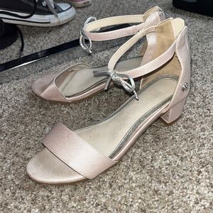 Girls Nine West mini heels